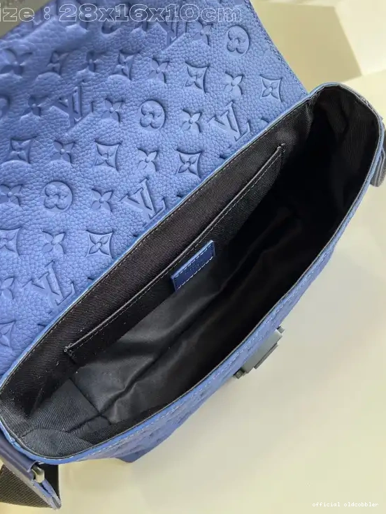 Official oldcobbler VUITTON S-Cape LOUIS Messenger-28*16*10cm 0523